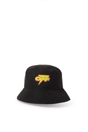 Thunder Logo-Print Bucket Hat